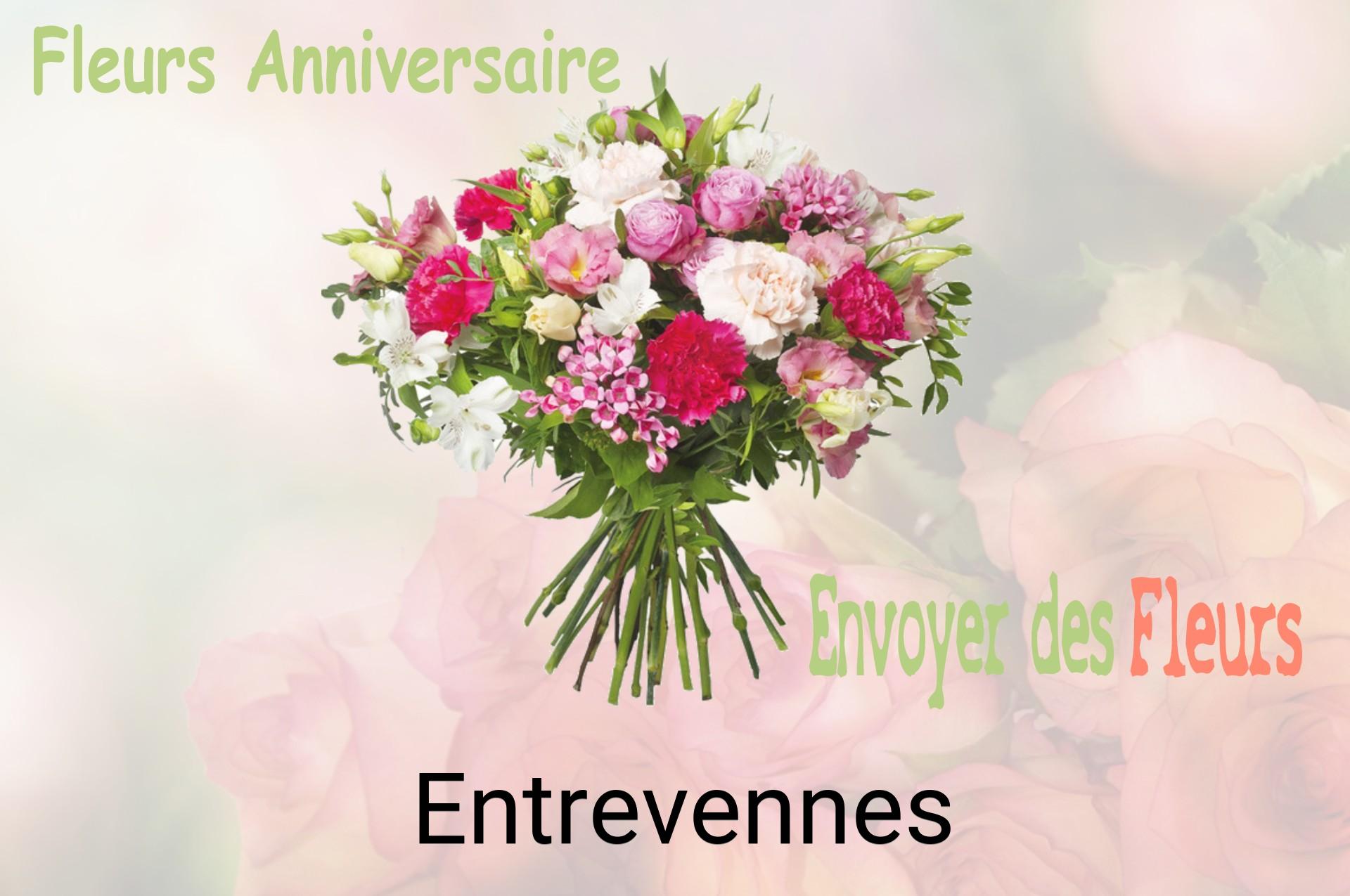 Bouquet de fleurs d’anniversaire livré à Entrevennes